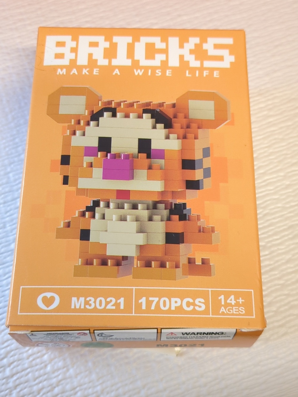 🩵2/$10🩵BRICKS Tigger Mini Building Blocks Set